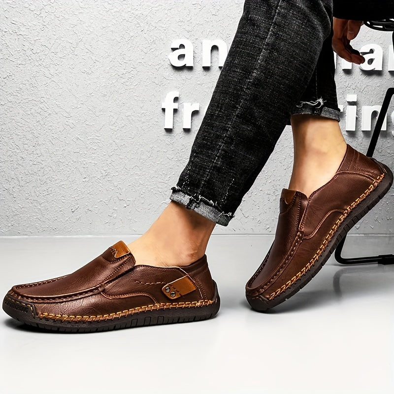 Męskie wsuwane buty rekreacyjne w stylu vintage na co dzień i czas wolny
