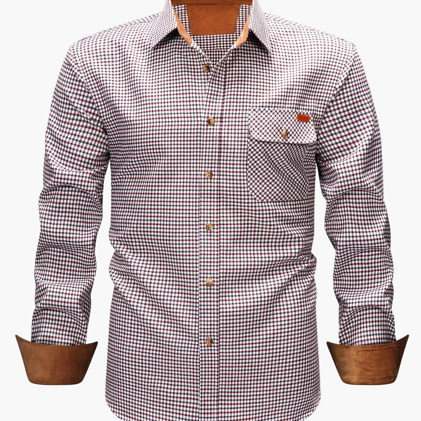 Camicia casual uomo a quadri manica lunga – Camicia moderna per tutti i giorni e ufficio