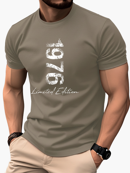 Herren T-Shirt Vintage 1976 Limited Edition – Trendiges Casual Shirt mit Print für Jubiläum, Geburtstag & Alltag