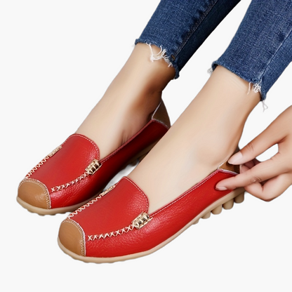 Damen Komfort Slip-On Mokassins für Alltag und Freizeit – Bequeme Schuhe mit rutschfester Sohle