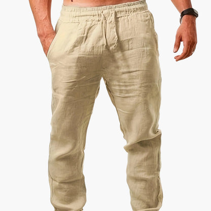 Pantalón casual para hombre con pierna recta – Pantalón de verano para uso diario y deporte