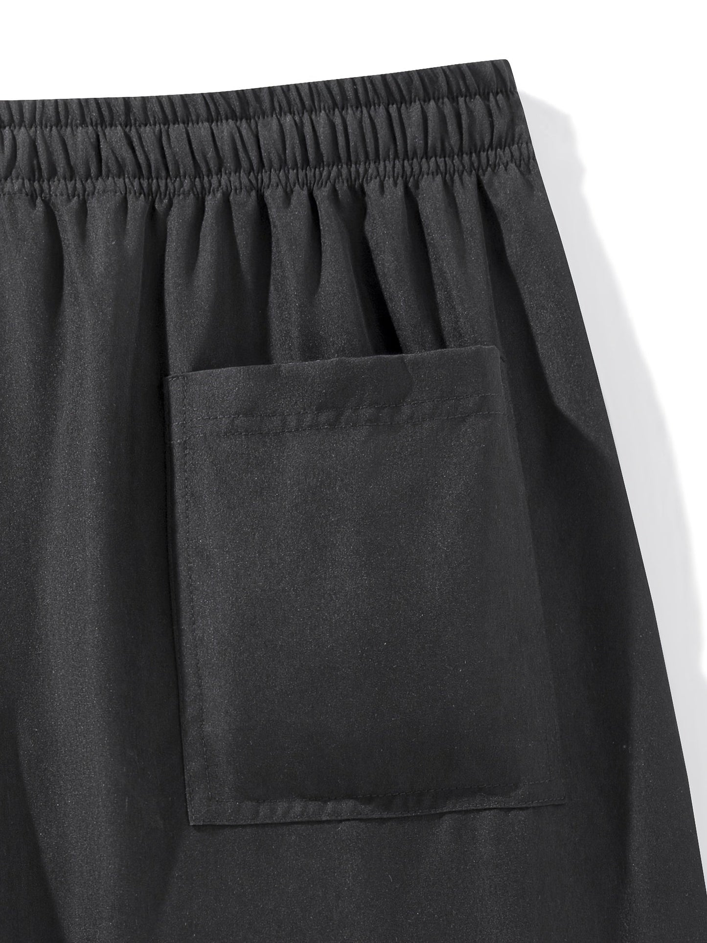 Herre sportshorts med lynlåslommer og snøre – Ideelle til træning og fritid