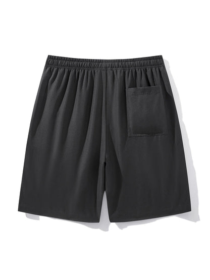 Herre sportshorts med lynlåslommer og snøre – Ideelle til træning og fritid