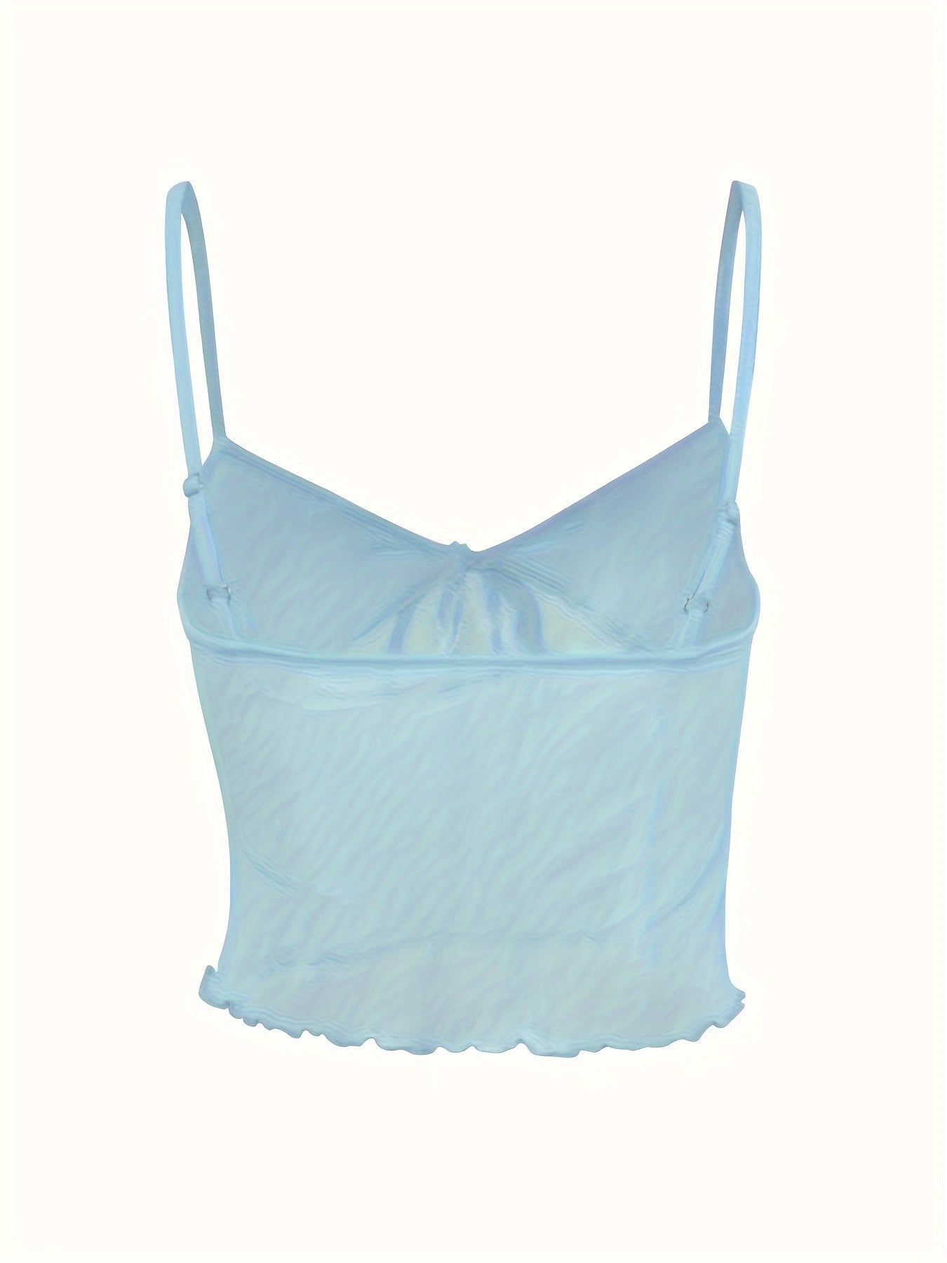 Top corto de mujer con tirantes finos y lazo frontal – Top de moda para fiestas y salidas