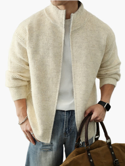 Cardigan homme avec fermeture éclair – Style décontracté pour toutes les saisons