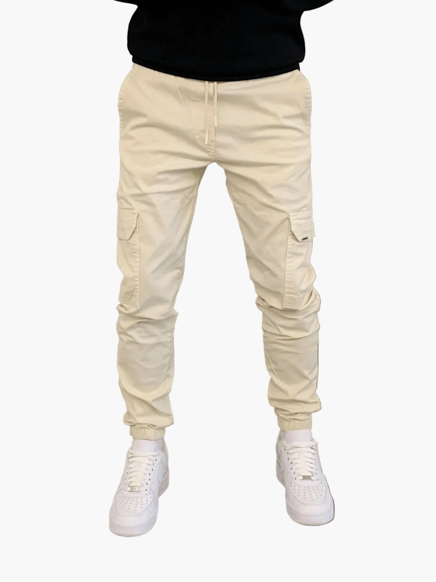 Herren Jogger Cargo Hose – Moderne Freizeithose mit Taschen und Bündchen, Streetwear Style