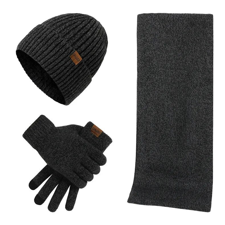 Winterset met muts, sjaal en handschoenen