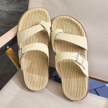 Męskie sandały komfortowe z regulowanym paskiem – stylowe klapki na co dzień i na wakacje
