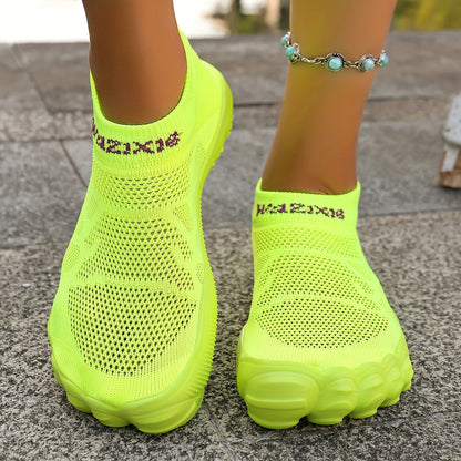 Damen Slip-On Sportschuhe – Modische Atmungsaktive Sneaker für Alltag und Freizeit