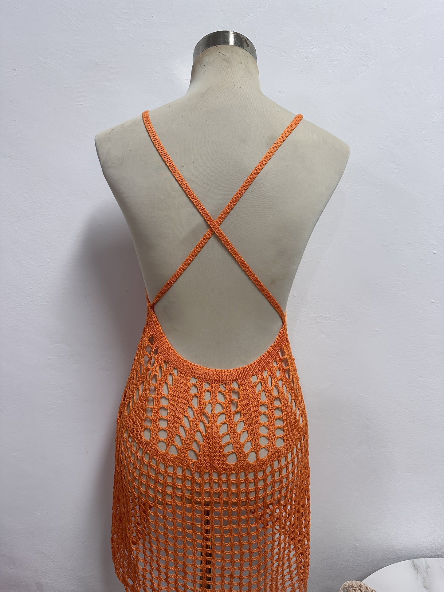 Dames gehaakte strandjurk cover-up zomer strandmode badpak overgooier