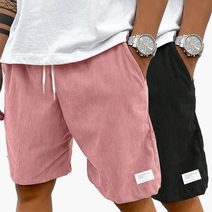 Pantaloncini da uomo vintage casual con tasche – Vestibilità regolare, stile street, moda estiva