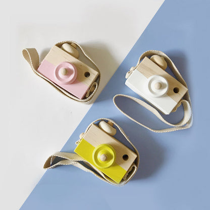 Caméra jouet en bois pour enfants – Jouet éducatif créatif pour bébés et tout-petits – Unisexe