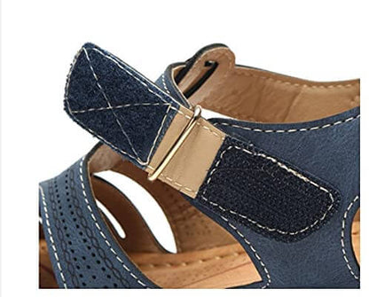 Sandali Donna Confortevoli con Zeppa e Design Slip-On – Perfetti per Quotidiano e Tempo Libero