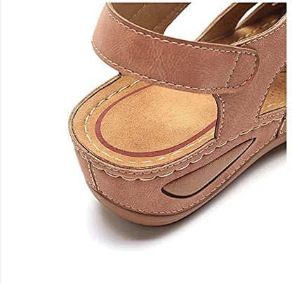 Sandali Donna Confortevoli con Zeppa e Design Slip-On – Perfetti per Quotidiano e Tempo Libero