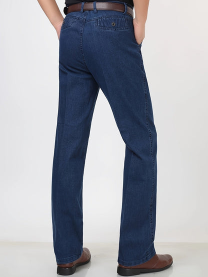 Pantalon droit pour homme – Pantalon de costume élégant pour le quotidien et le bureau