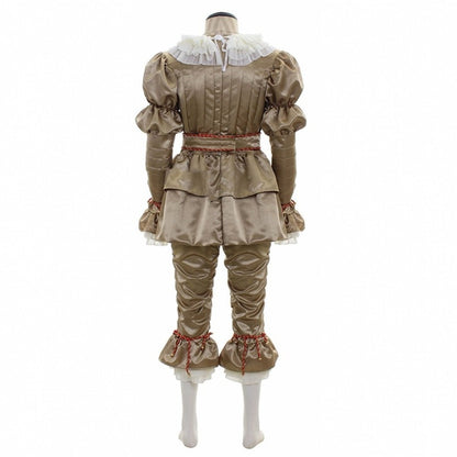 Costume Halloween Clown Pennywise per Adulti – Costume Horror Spaventoso per Carnevale