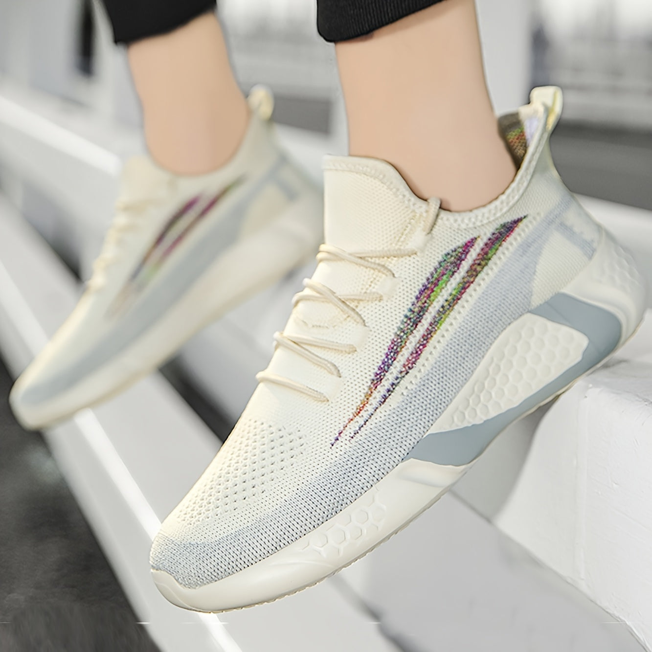 Męskie sneakersy do sportu i na co dzień – nowoczesne buty do biegania z oddychającym designem i wygodną podeszwą