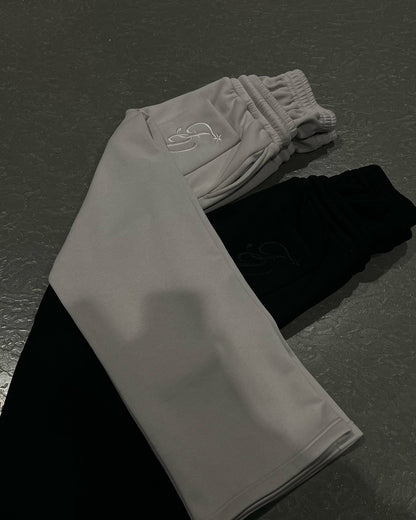 Pantalon de jogging baggy unisexe avec cordon et broderie étoile – Pantalon décontracté confortable pour sport et streetwear