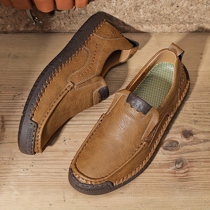 Herren slip-on fritidsskor – bekväma mokassin-slip-ins för vardag och kontor