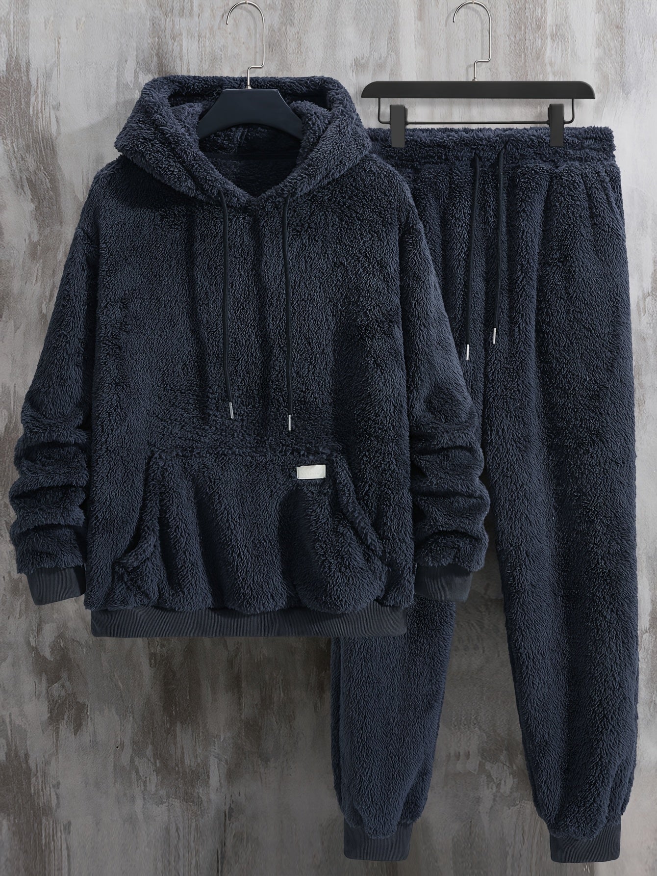 Unisex-sæt med blød hættetrøje og joggingbukser – blødt loungewear-outfit