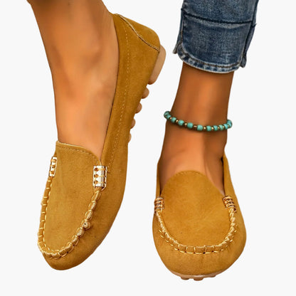 Damskie mokasyny wsuwane wygodne buty na co dzień – elegancki styl loafer do codziennego użytku i do biura