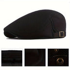 Lichte zomerse flatcap voor dames en heren met unisex pasvorm