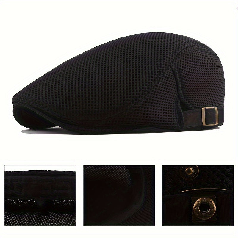 Lichte zomerse flatcap voor dames en heren met unisex pasvorm