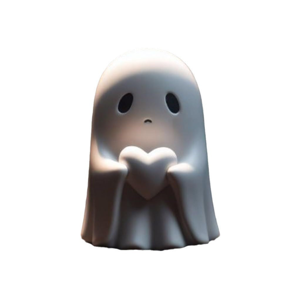 Figura Decorativa Fantasma Halloween con Dito Medio – Decorazione Divertente e Birichina per Halloween