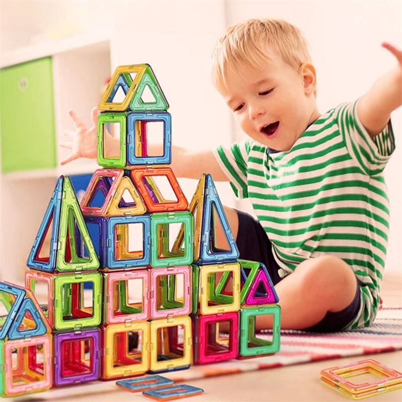 Blocs de construction magnétiques pour enfants – Jouet éducatif, coffret de construction, kit créatif, unisexe