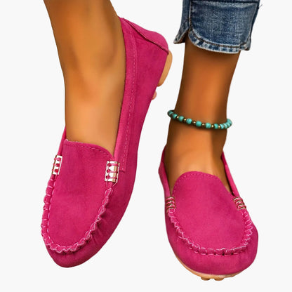 Damskie mokasyny wsuwane wygodne buty na co dzień – elegancki styl loafer do codziennego użytku i do biura