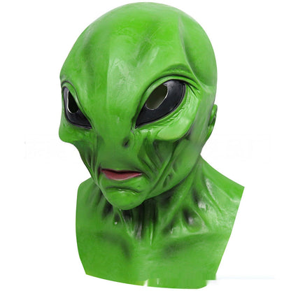 Masque alien Halloween – Masque en latex effrayant pour adultes, déguisement et décoration de fête