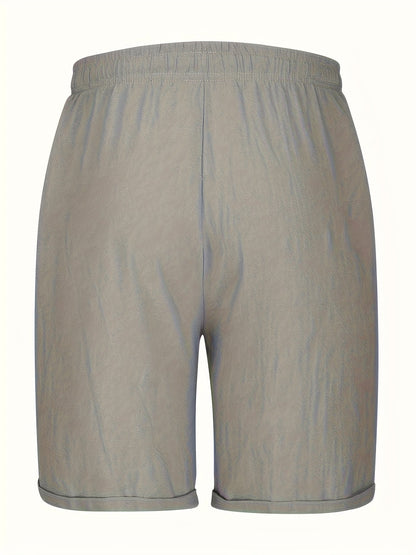 Shorts para hombre con estampado étnico y diseño geométrico – Shorts de ocio a la moda para verano y vacaciones