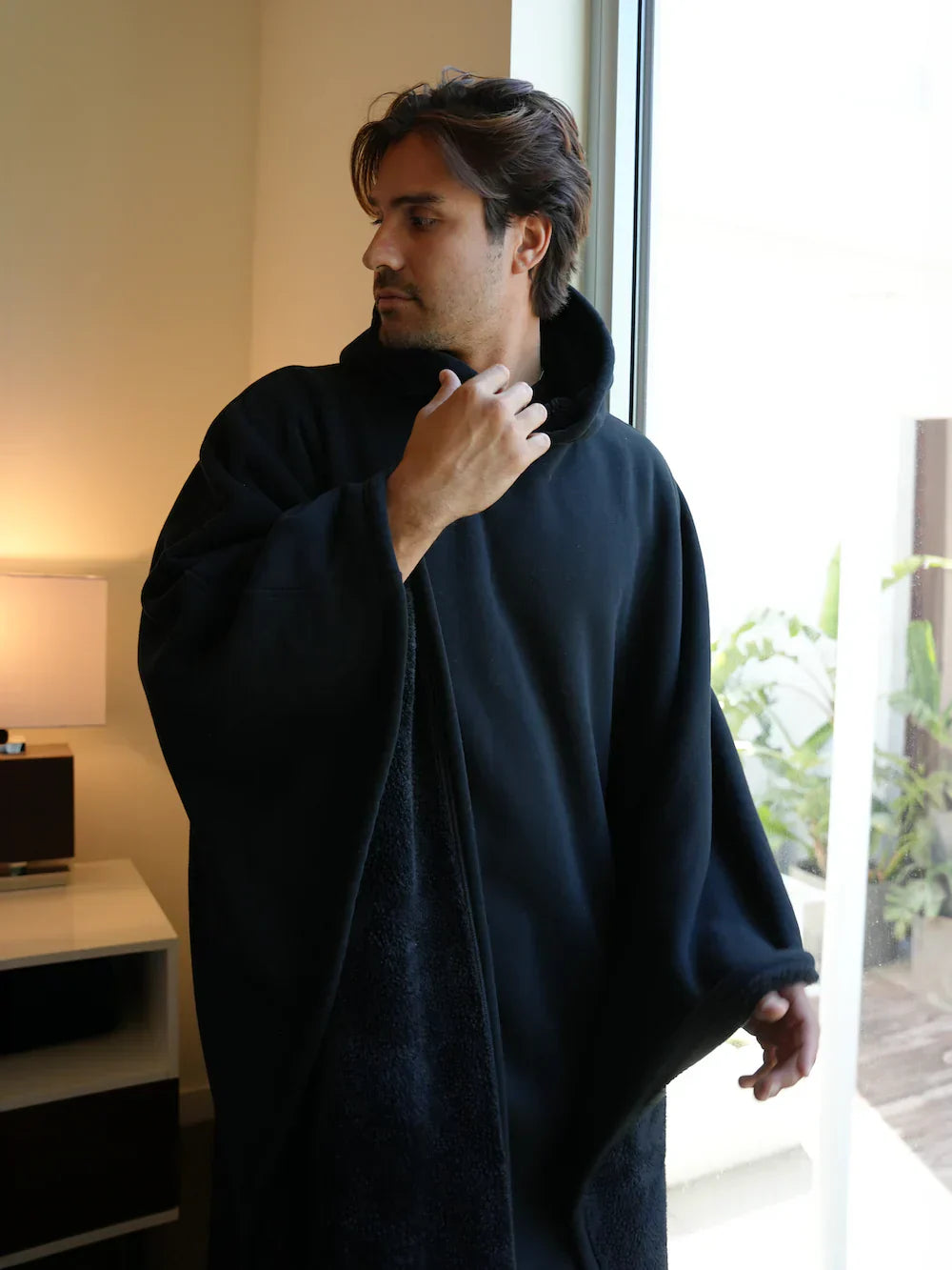 Sudadera oversized tipo manta para mujer – Moda cómoda para relajarse y acurrucarse en casa y fuera