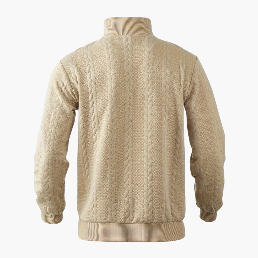 Męski sweter z półzamkiem – modny sweter na co dzień i do biura