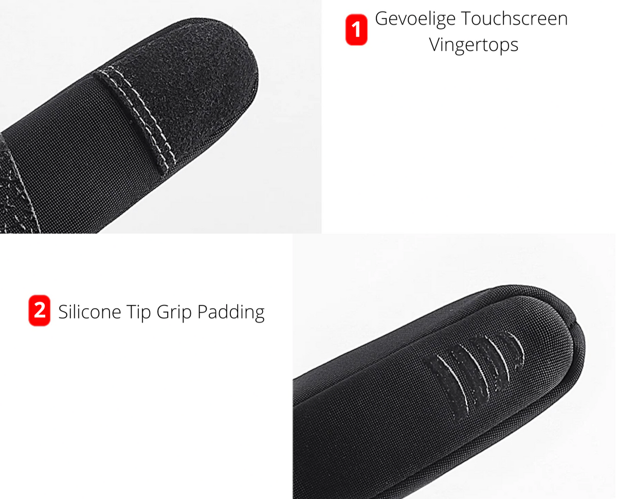 Touchscreen-handschoenen voor koude winterdagen