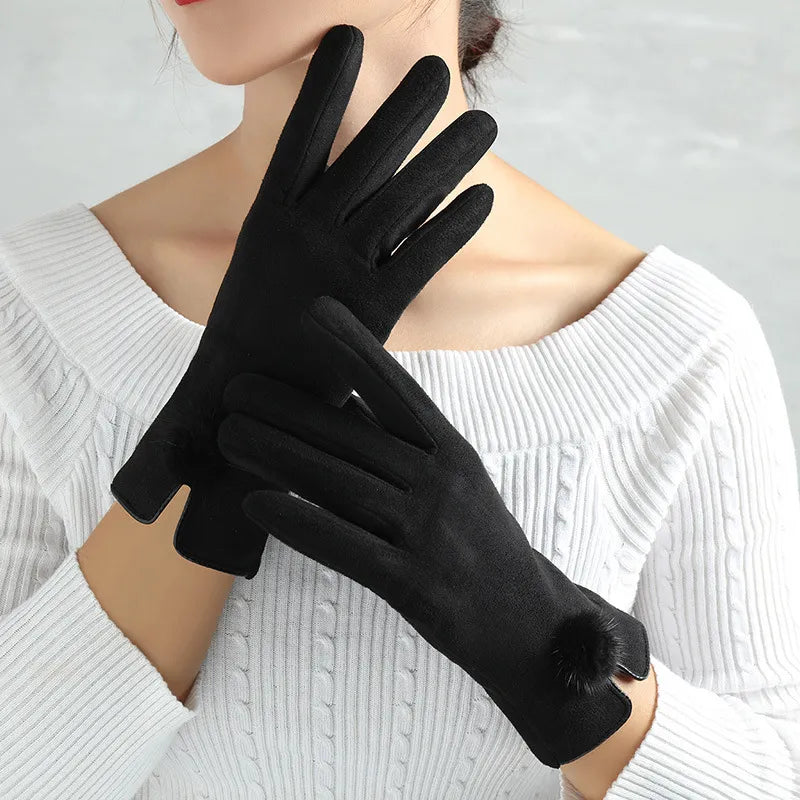 Vintage winterhandschoenen voor dames