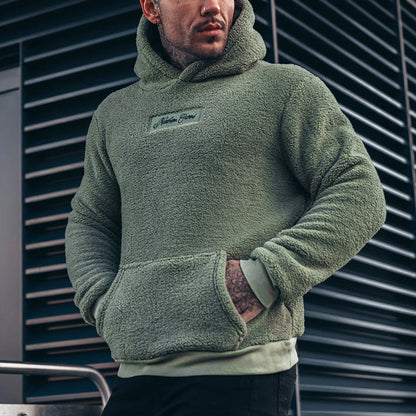 Sudadera con capucha de felpa para hombre – Acogedora, moderna y cómoda para el día a día y el ocio