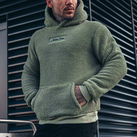 Sudadera con capucha de felpa para hombre – Acogedora, moderna y cómoda para el día a día y el ocio