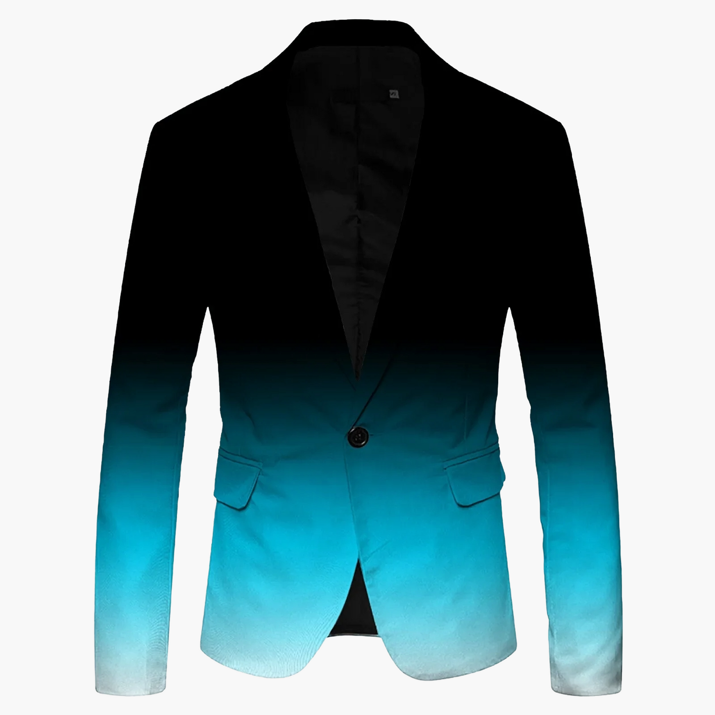 Blazer slim fit moderno monopetto da uomo con un bottone per business e tempo libero