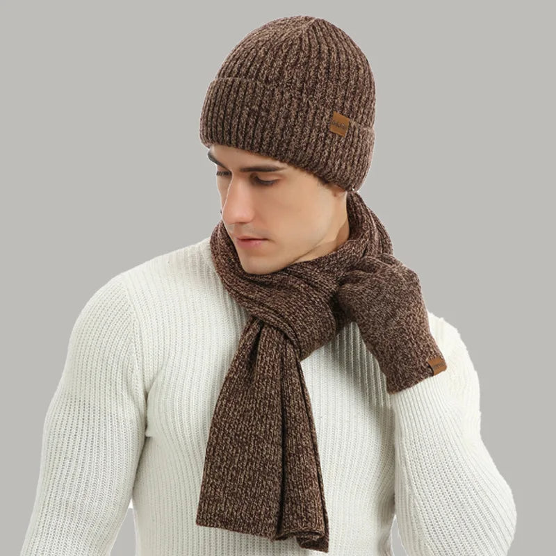 Winterset met muts, sjaal en handschoenen
