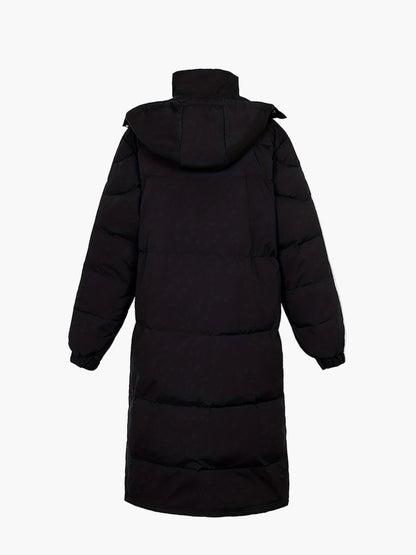 Herren Daunen-Steppmantel Lang Casual Winter Outdoor Parka