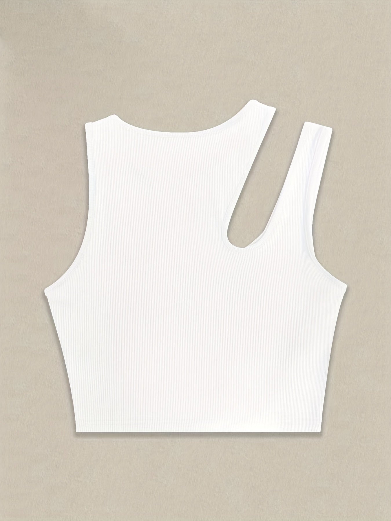 Dames asymmetrische crop top voor de zomer – modieus vrijetijds- en feesttopje