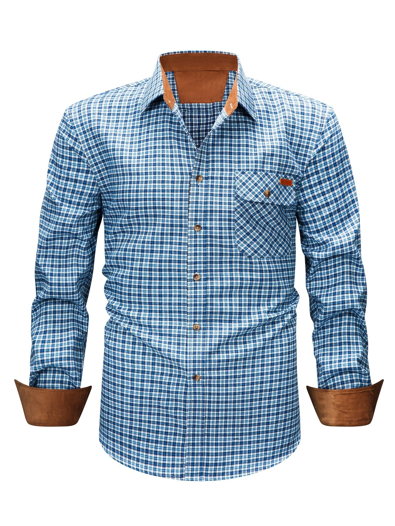 Camicia casual uomo a quadri manica lunga – Camicia moderna per tutti i giorni e ufficio