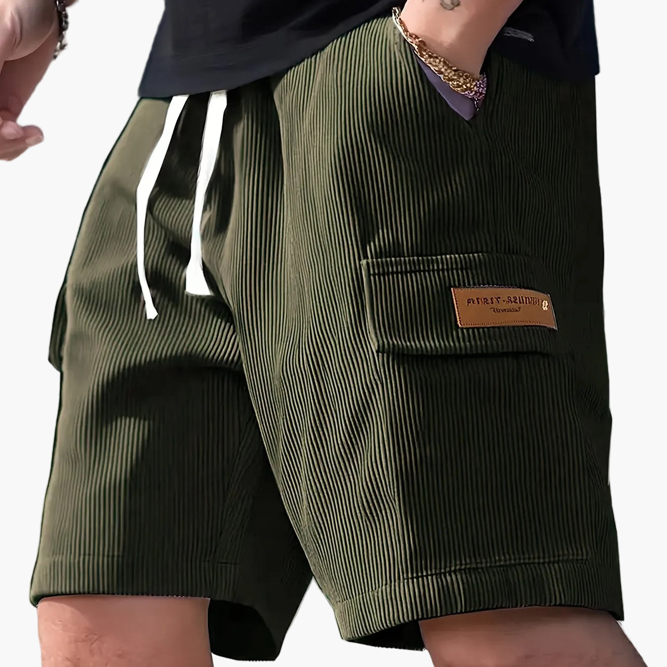 Herren Freizeitshorts mit Kordelzug – Modische Regular Fit Shorts für Alltag & Freizeit