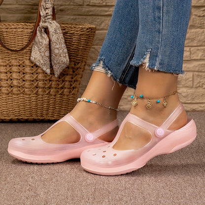 Damen Komfort-Sommersandalen – Modische Freizeit Mary Jane Schuhe für den Alltag