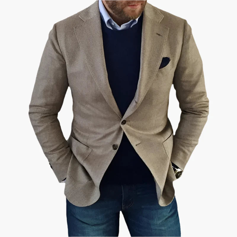 Heren Blazer Klassiek Elegant – Veelzijdig Colbert voor Kantoor, Evenement & Vrije Tijd