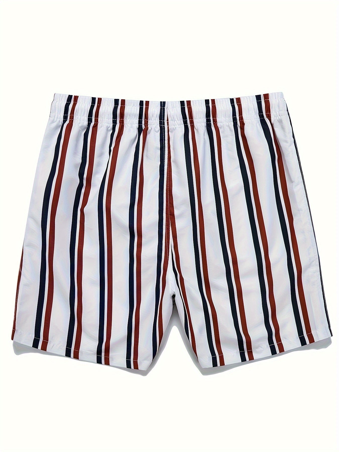 Shorts de bain homme à rayures – Coupe décontractée, style élégant pour les loisirs, parfait pour la plage et la piscine