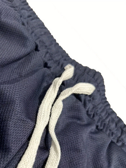 Herren Basketball Shorts im Sportstil mit "HIT HARD" Print – Lässige Fitness- und Trainingsshorts