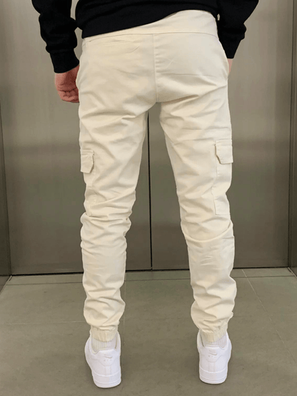 Herren Jogger Cargo Hose – Moderne Freizeithose mit Taschen und Bündchen, Streetwear Style