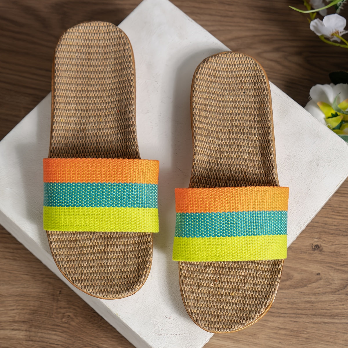 Damen Komfort-Slipper Sandalen – Sommer Freizeit Pantoletten für Alltag & Strand